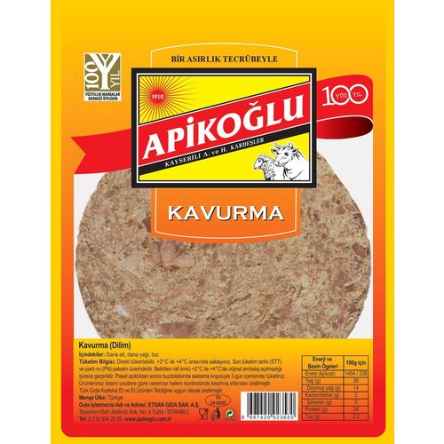 Apikoğlu Kavurma 1 Kg