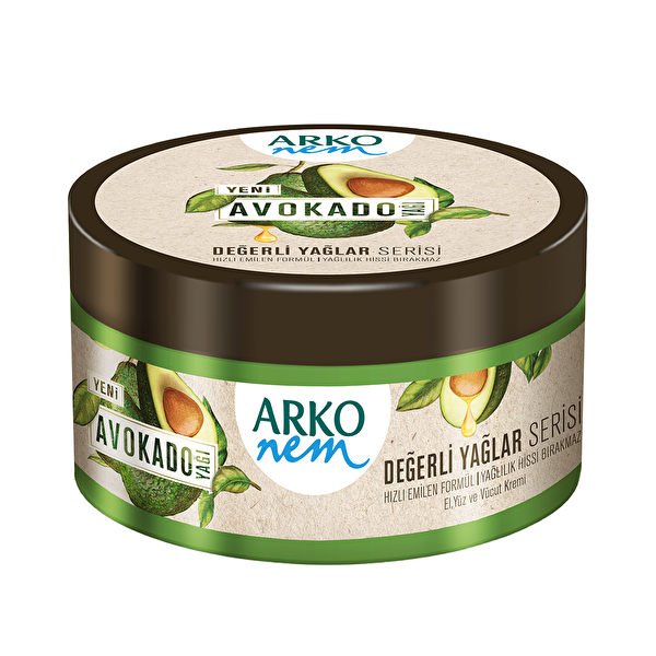 Arko Nem Krem Değerli Yağlar Avokado 250 Gr