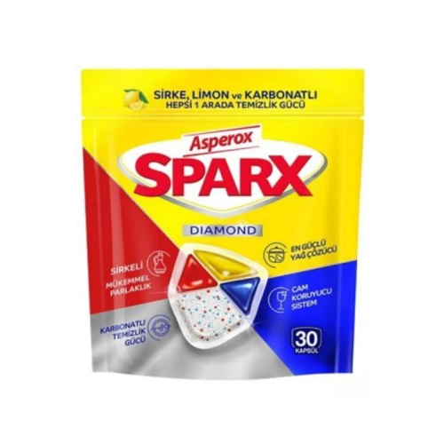 Asperox Sparx Bulaşık Makinası Kapsülü 60 Adet
