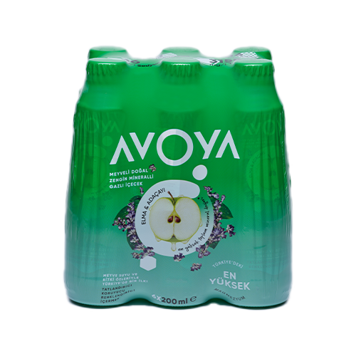 Avoya Meyveli Elma & Adaçayı Maden Suyu 6 Adet