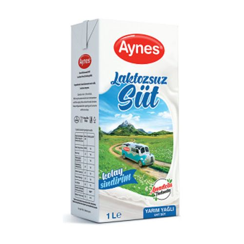 Aynes Laktozsuz Süt 1000 Ml