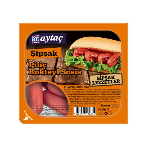 Aytaç Şipşak Piliç Mini Kokteyl Sosis 170 Gr