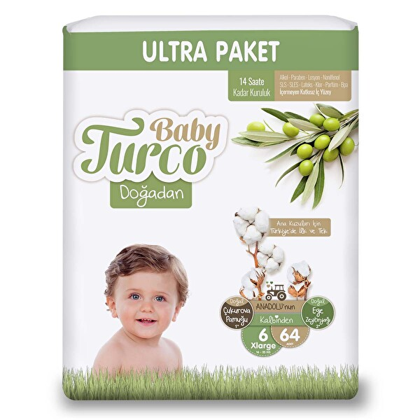 Baby Turco Ultra XL 6 Numara 64 Adet