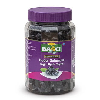 Bağcı Doğal Salamura Siyah Zeytin 700 Gr