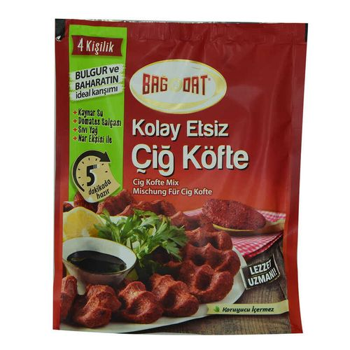 Bağdat Kolay Etsiz Çiğ Köfte 120 Gr