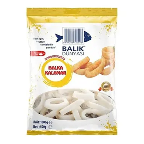 Balık Dünyası Halka Kalamar 1 Kg