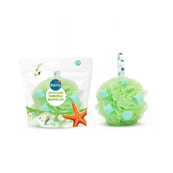 Balmy Zeytin Çiçeği Kokulu Banyo Lifi