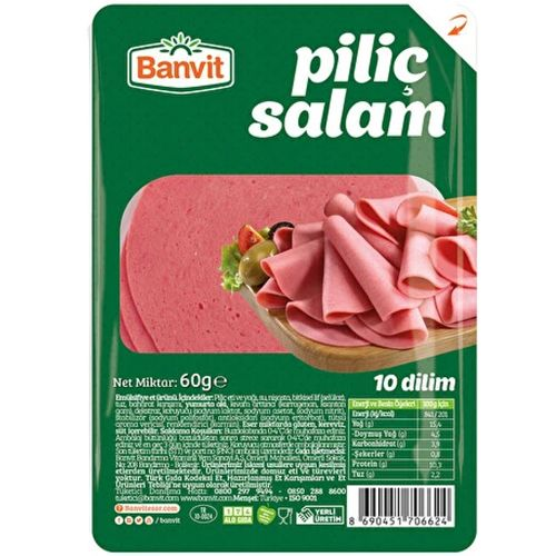 Banvit Salam Piliç Dilimli 60 GR
