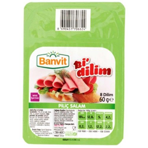 Banvit Bi Dilim Piliç Salam 60 Gr