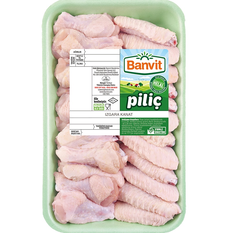 Banvit Piliç Izgara Kanat 1 Kg