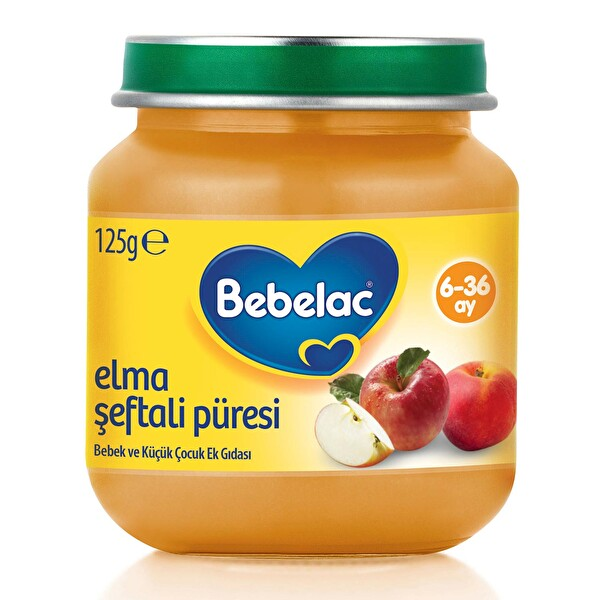Bebelac Şeftali Elma 125 Gr