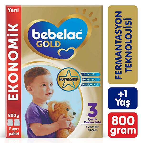 Bebelac Gold 3 Vitamin Prebiyotik 800 Gr
