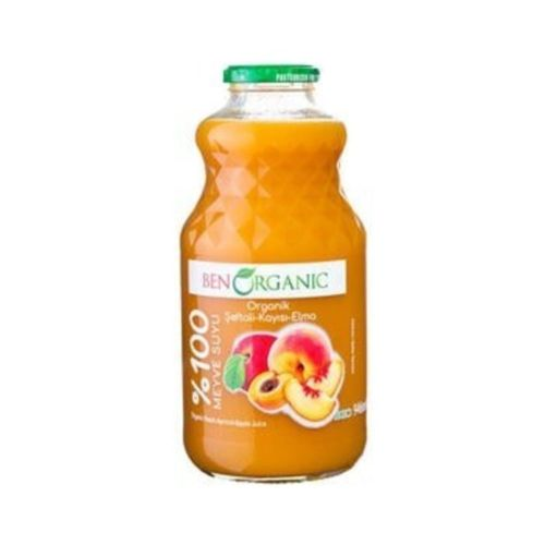 Benorg. Suyu %100 Şeftali Kayısı Elma 946 ML