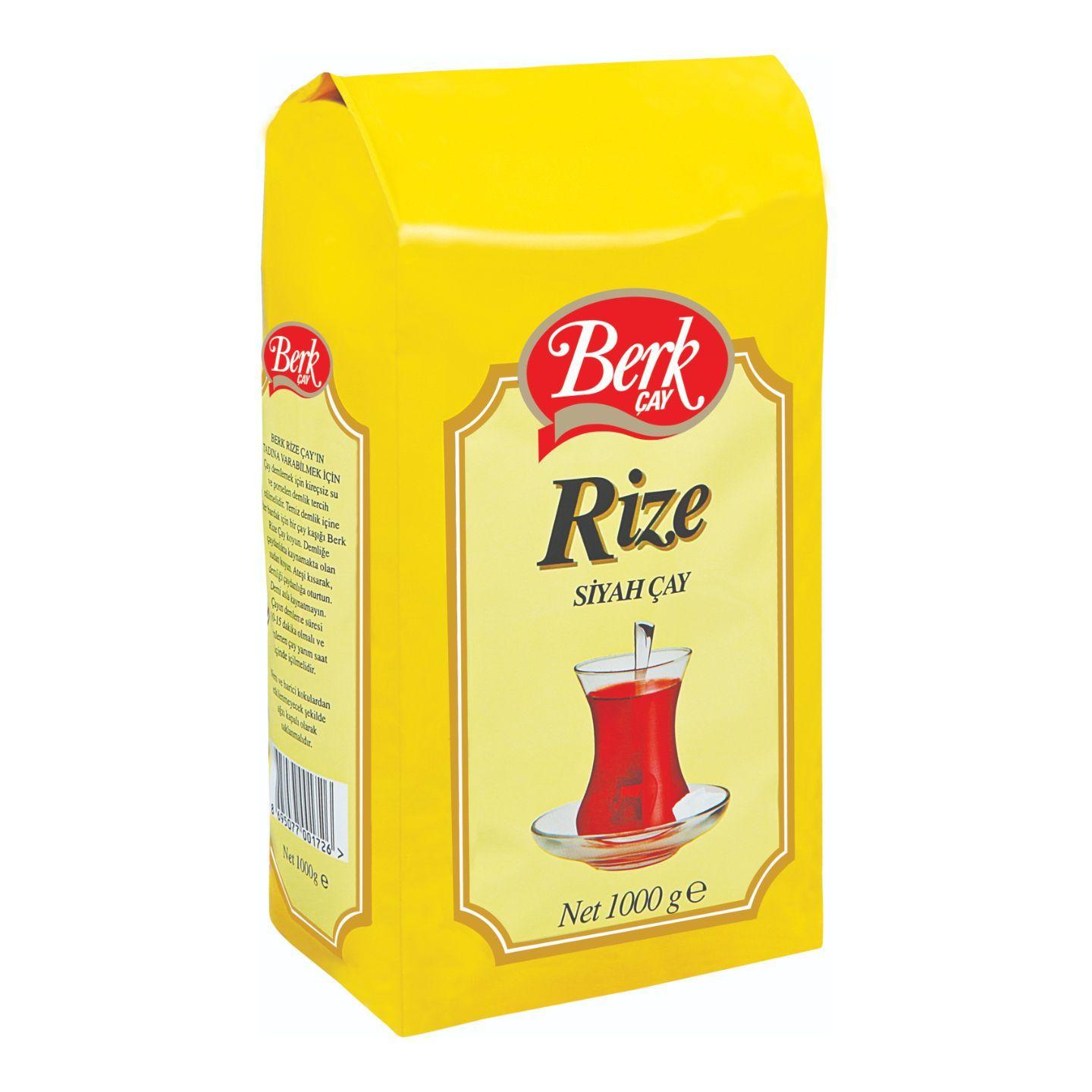 Berk Rize Siyah Çay 1000 Gr