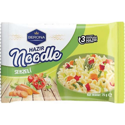 Berona Noodle Paket Sebzeli 75 GR