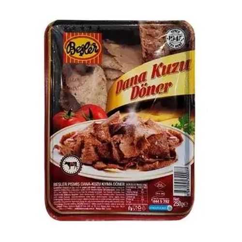 Beşler Dondurulmuş Döner Dana 250 GR