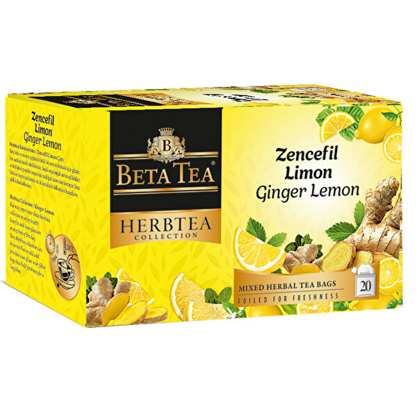 Beta Herbtea Collection Zencefil Limon Bags 40 Adet