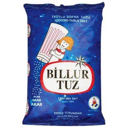 Billur İyotlu Sofra Tuzu 750 Gr
