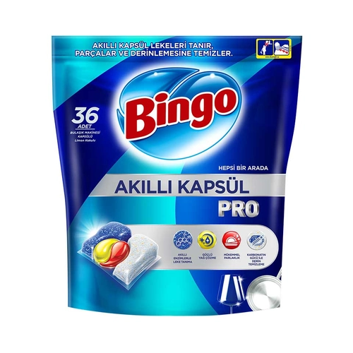 Bingo Pro Bulaşık Makinesi Kapsülü 36 Adet