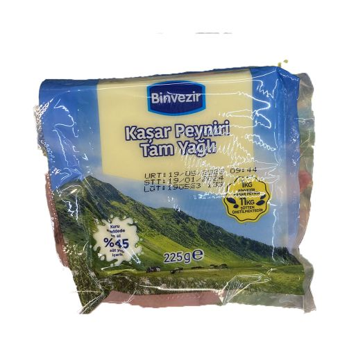 Binvezir Taze Kaşar 225 Gr