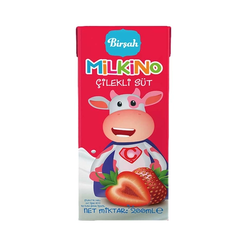 Birşah Milkino Süt Çilekli 200 Ml