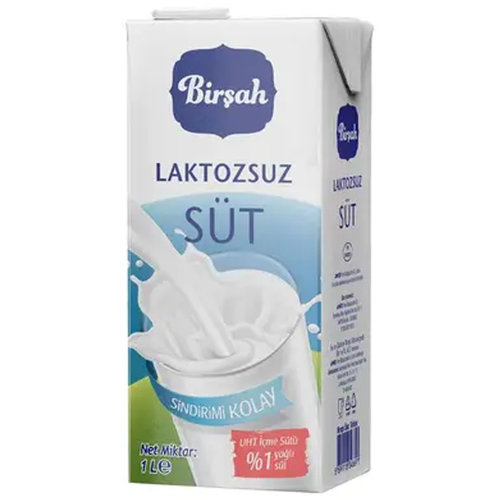 Birşah Süt Laktozsuz 1 LT