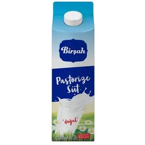 Birşah Süt Pastörize Yağlı 1 Lİtre