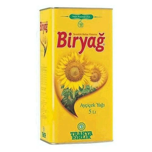 Biryağ Ayçiçek Yağı 5 Lt Teneke