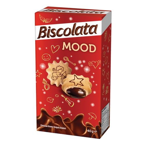 Bıscolata Mood Çikolata Krema Dolgulu Bisküvi 40 G