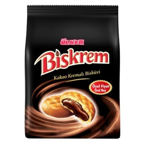 Biskrem Bisküvi Çikolata Dolgulu, 200 GR