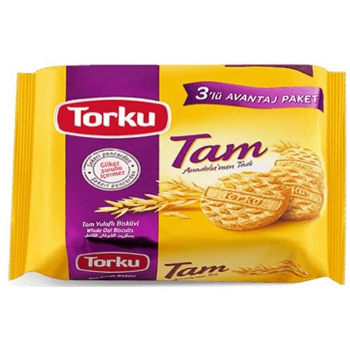 Bisküvi Tam Yulaflım Torku 3*125g