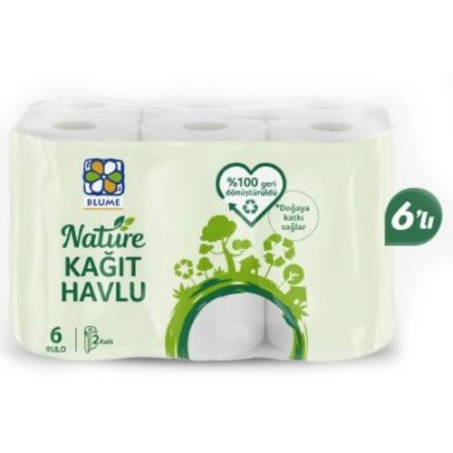 Blume Nature Kagit Havlu 6li Adet