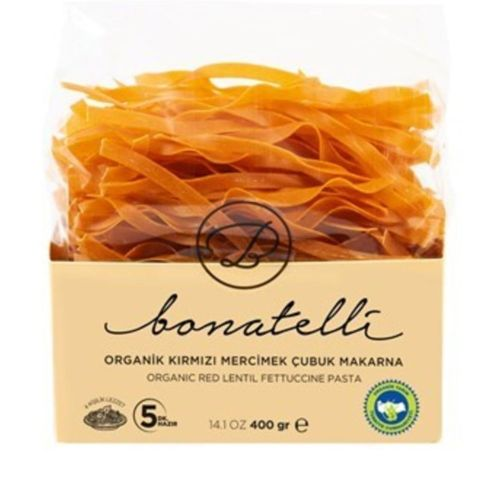 Bonatelli Org.kırm.mercimekli Çubuk Makarna 400 G