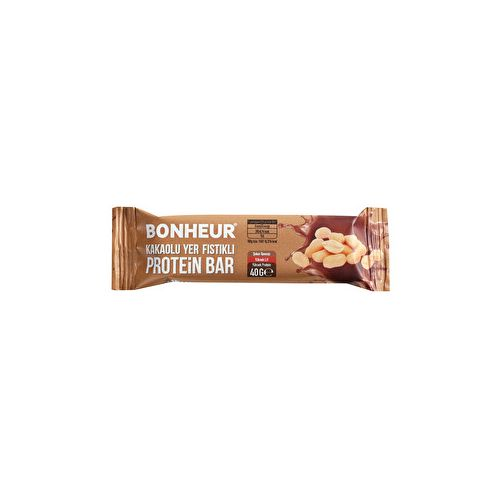 Bonheur Kakao Yer Fıstıklı Protein Bar 40 Gr