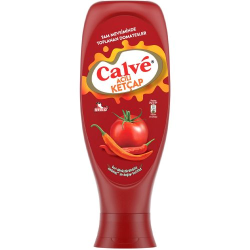 Calve Ketçap Acı 610 Gr