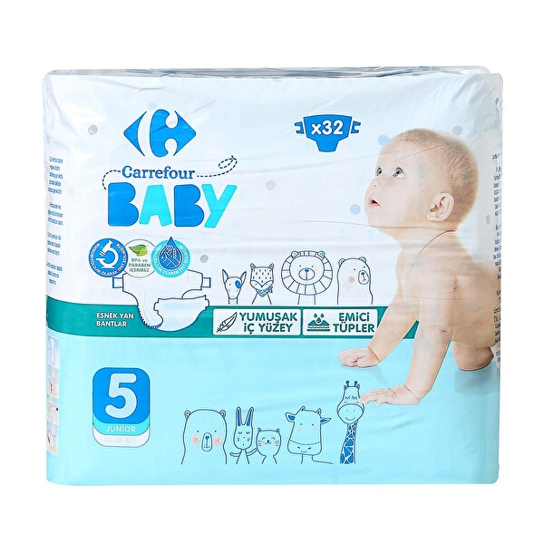 Carrefour Baby Junior 5 Numara 32 Adet
