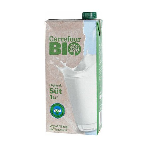 Carrefour Bio Organik Süt 1 Lt