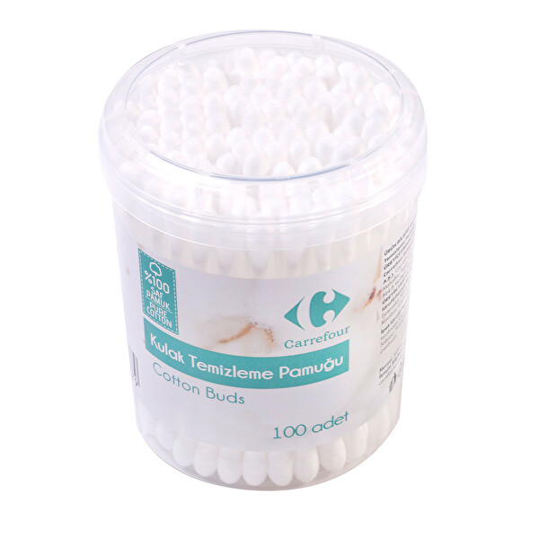 Carrefour Kulak Temizleme Pamuğu 100 Adet