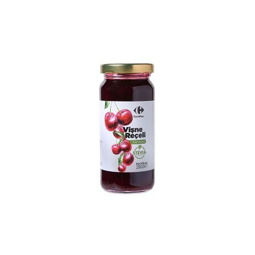Carrefour Şeker İlavesiz Vişne Reçeli 280 Gr