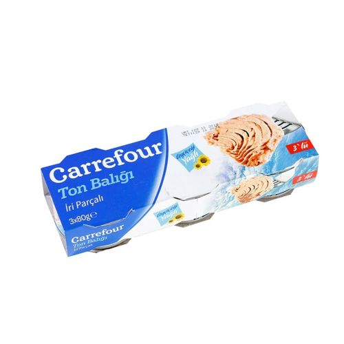 Carrefour Ton Balığı Konservesi 3x80 Gr