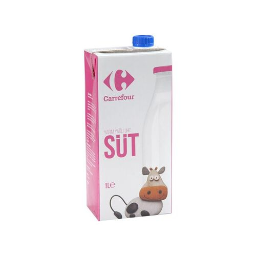 Carrefour Yarım Yağlı Süt 1 Lt