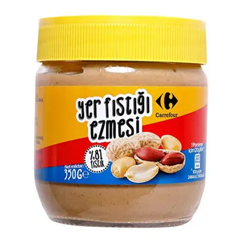 Carrefour Yer Fıstığı Ezmesi 350 Gr 81% Fıstık