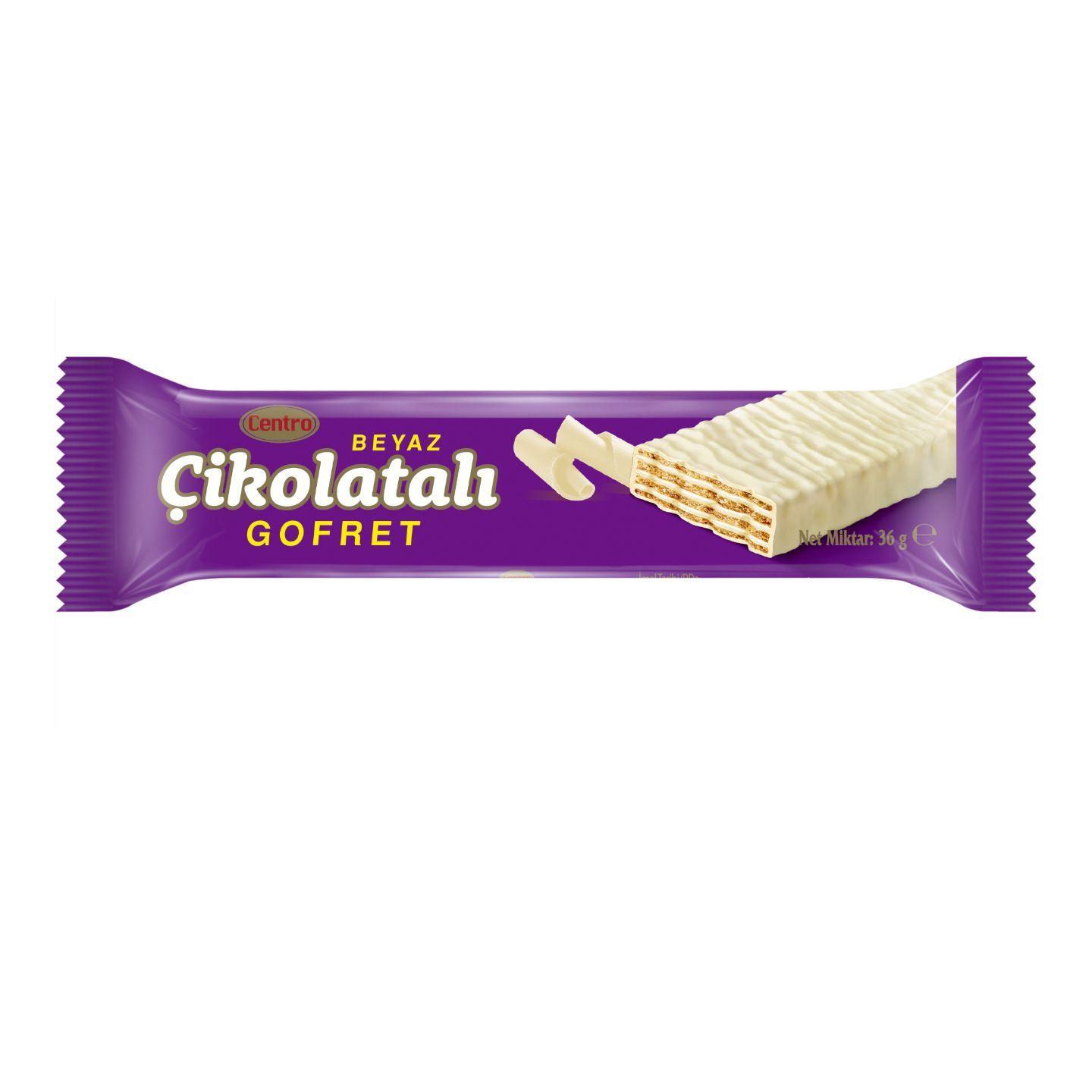 Centro Beyaz Çikolatalı Gofret 36 Gr