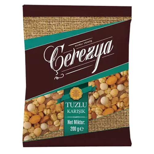 Çerezya Kuruyemiş Tuzlu Karışık 200 Gr