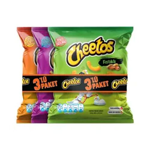 Cheetos Mega Paket Fıstık Peynir Biftek 60 Gr