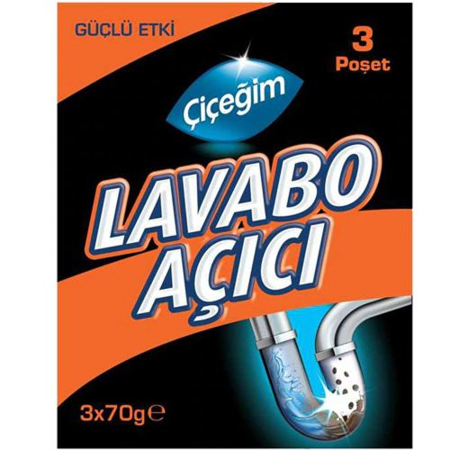 Çiçeğim Lavabo Açıcı 3 x 70 Gr