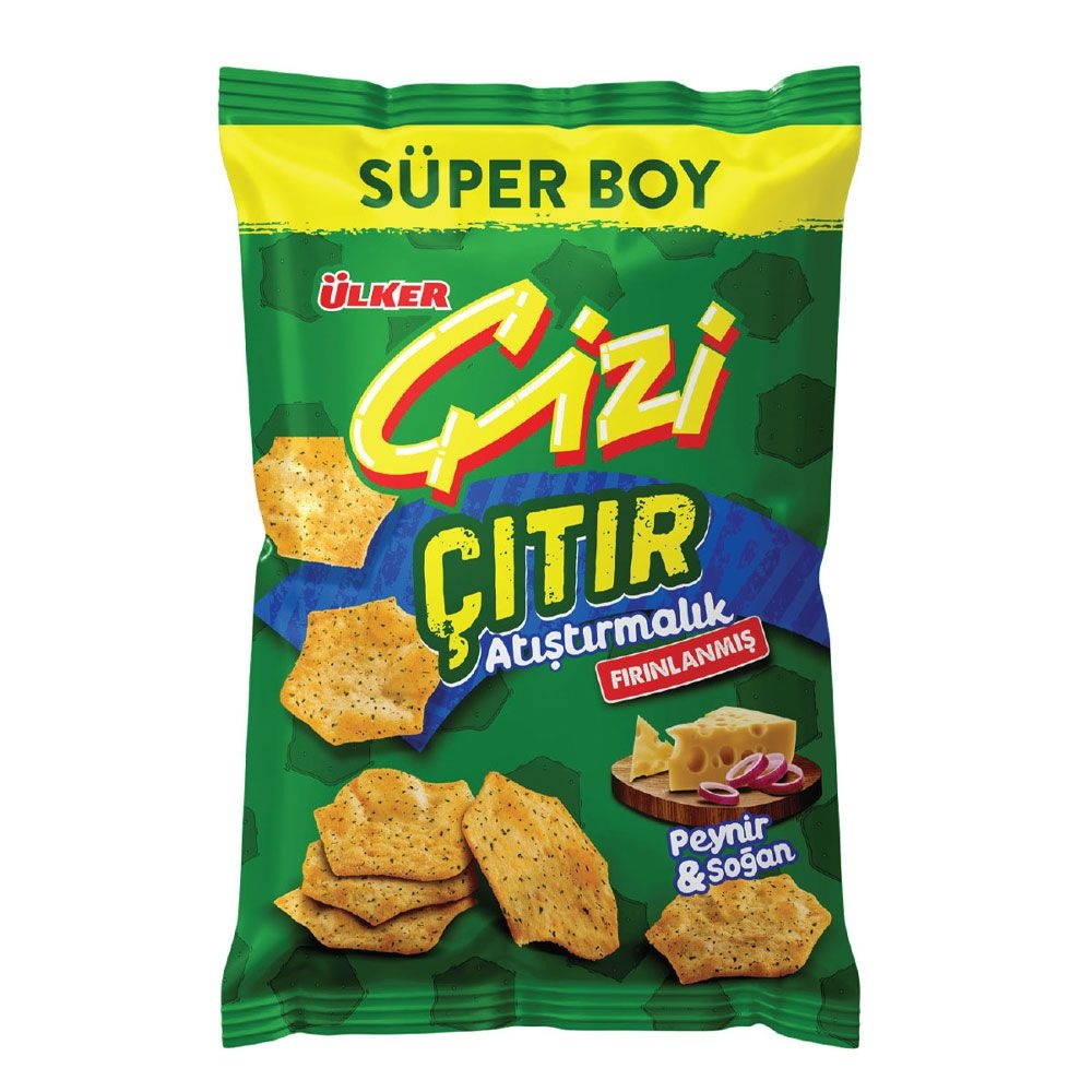 Çizi Peynirli Soğanlı Kraker 120 Gr