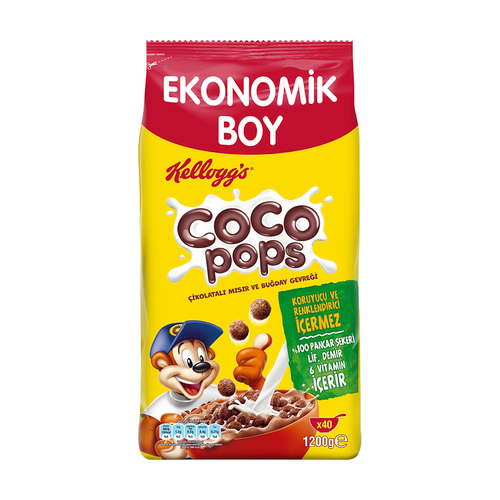 Coco Pops Çikolatalı Mısır Gevreği 1.2 Kg