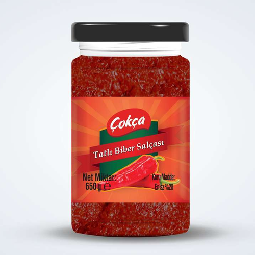 Çokça Salça Biber Tatlı 650 GR