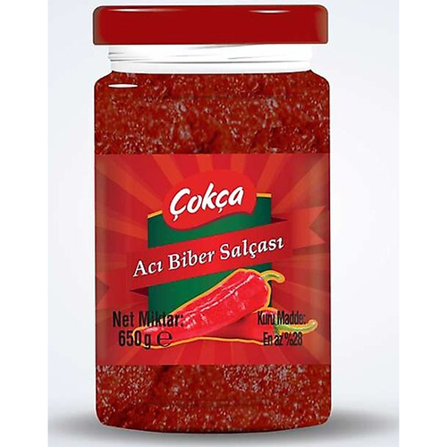 Çokça Salça Biber Acı 650 GR